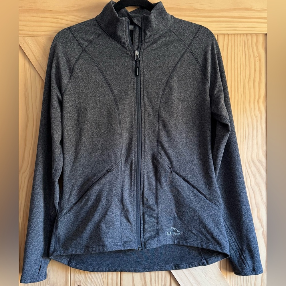 L.L. Bean Charcoal Zip-Up Jacket